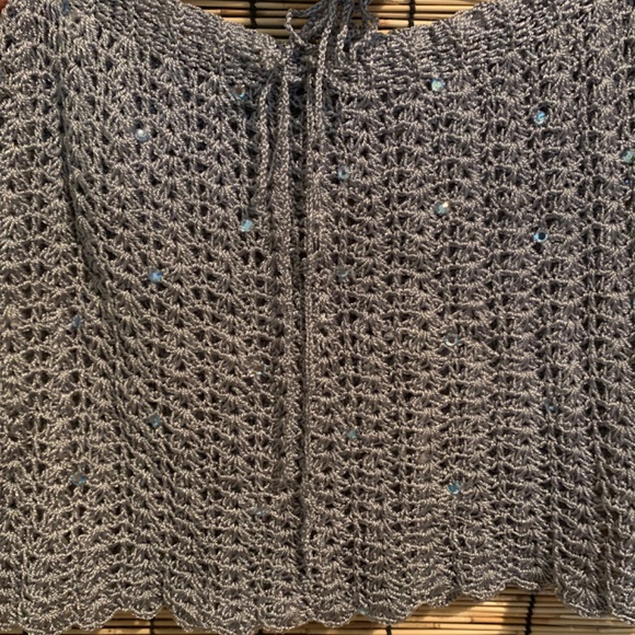 Knit skirt and top set with Swarovski crystals - Picture 2 of 4